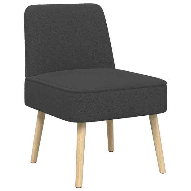 vidaXL Křeslo s návleky Tmavě šedá