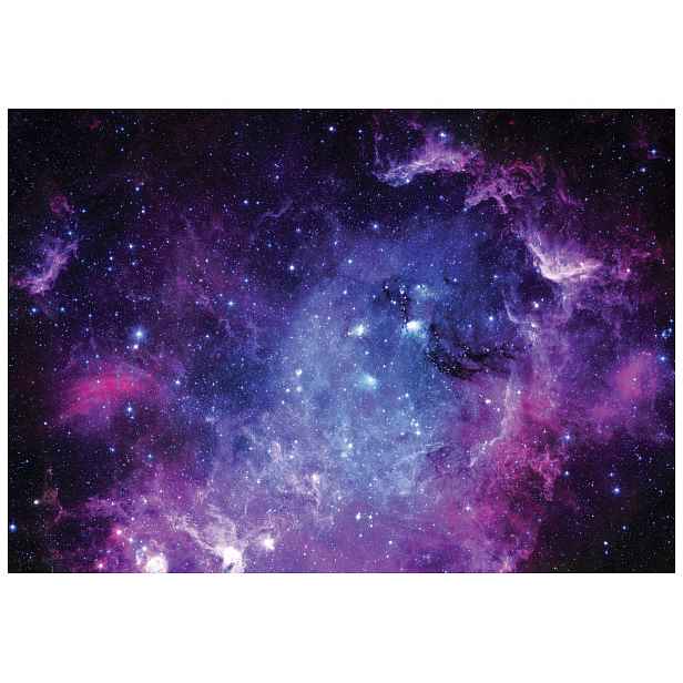 Vliesová fototapeta Vesmír Fialová Eter Galaxie 368x254 lepidlo