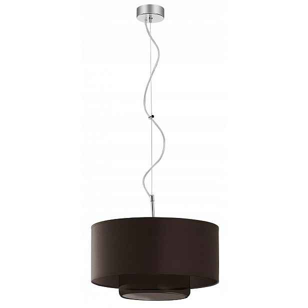 Závěsná lampa Aveo Hnědá Stínidlo ze skla 1xE27 35 cm Stropní Svítidlo