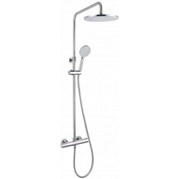 kielle Oudee - Sprchový set s termostatem, 23 cm, 3 proudy, chrom 20602020