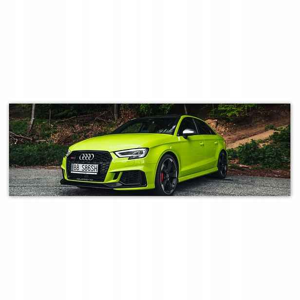 Plakáty 200x66 Limetkové Audi Auto