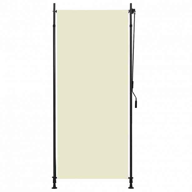 vidaXL Venkovní roleta 100 x 270 cm krémová