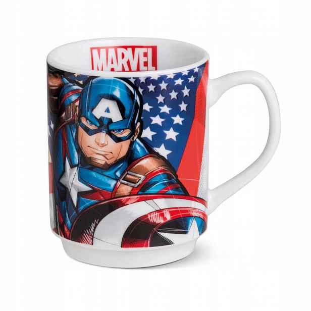 Marvel Hrnek Captain America 350 ml v kovové plechovce