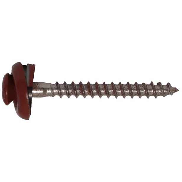 Šroub klemp. GUNNEX INOX S15 T20 4,5×60 mm RAL 8004 25 ks