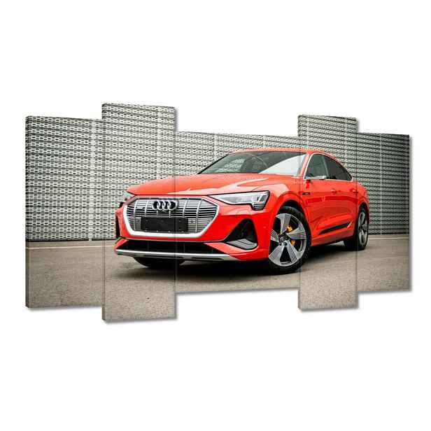 Obrazy 120x65 Červené Audi e-tron