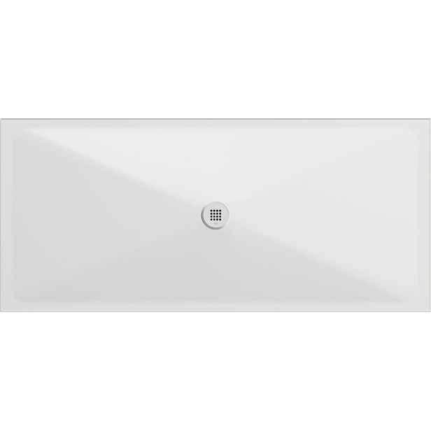 GSI Keramická sprchová vanička, obdélník 200x90x2cm, bílá mat