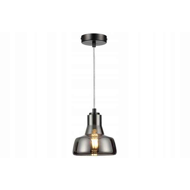Reality Závěsné svítidlo Haga Industriální Sklo Chrom E27 40W