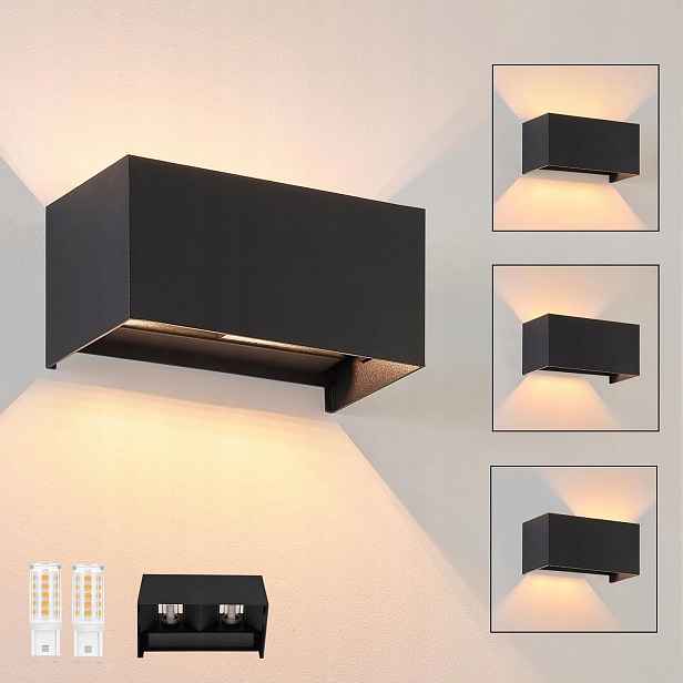 Nástěnná Led Fasádní Lampa Shora Dolů, Vnitřní/vnější, 24 W