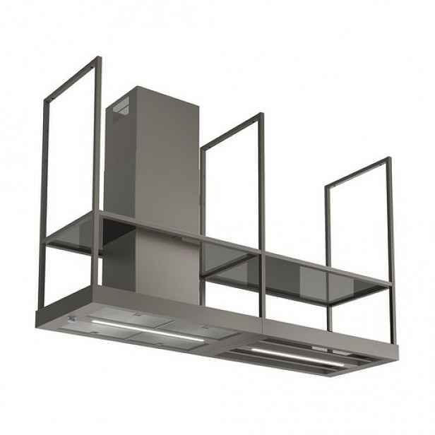Ostrůvková digestoř Faber T-SHELF TITANIUM MATT A180
