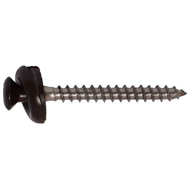 Šroub klemp. GUNNEX INOX S15 T20 4,5×60 mm RAL 8028 25 ks