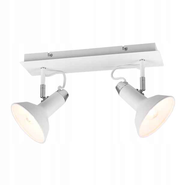 Trio Nástěnný reflektor Roxie Bílý E14 2x10W s nastavitelným úhlem IP20