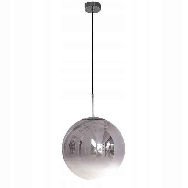 Závěsná lampa Light Prestige Palla chrom kula 1 světelné body E27 stříbrná