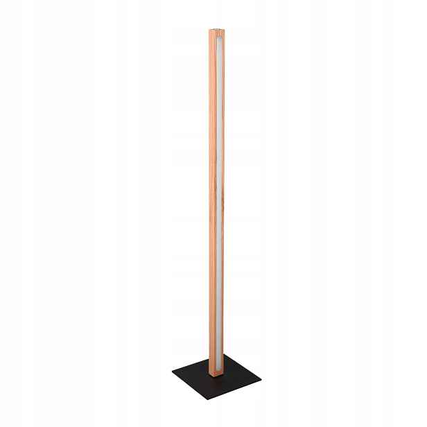 Stojací Led lampa Trio Bellari 3000K, 2300lm, dřevěná, IP20