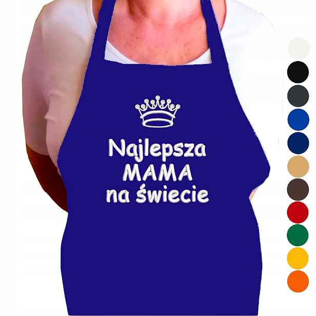 Nejlepší Maminka Na Světě Kuchyňská Zástěra Dárek Na Svátek Matek Jméno