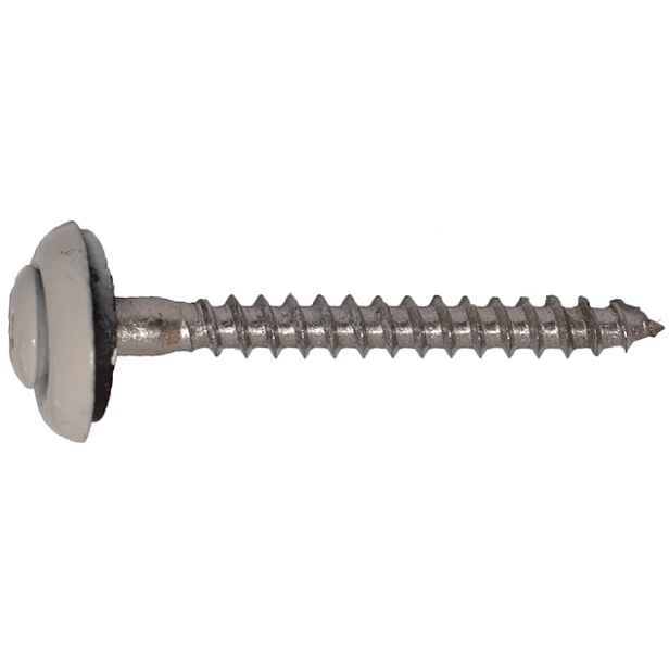 Šroub klemp. GUNNEX INOX S15 T20 4,5×60 mm RAL 9002 25 ks