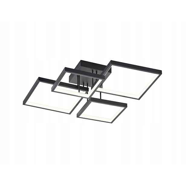 stropní svítidlo Led 24W Sorrento černá 52,5 cm 2400 lm Trio