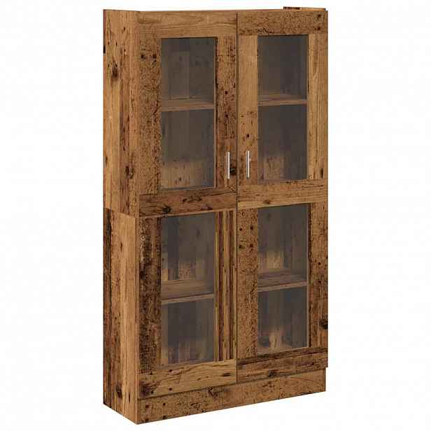 vidaXL Skříň old wood 82,5 x 30,5 x 150 cm kompozitní dřevo