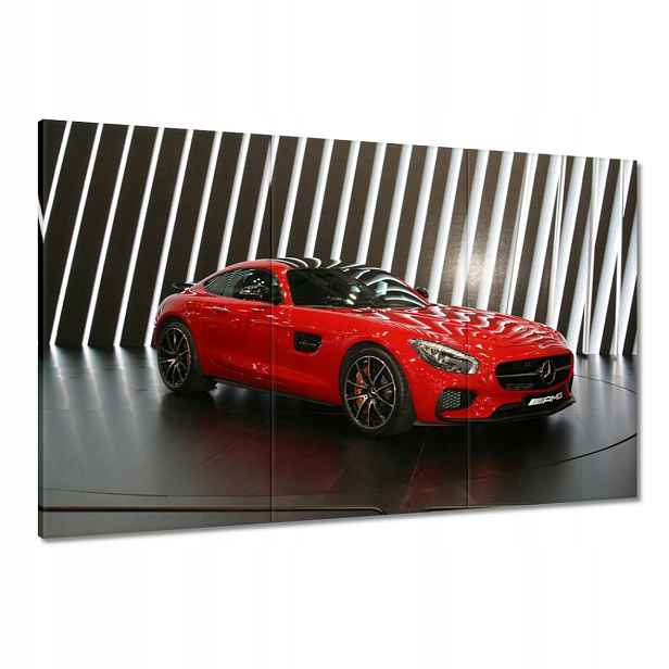 Obrazy 120x80 Červený Mercedes Amg