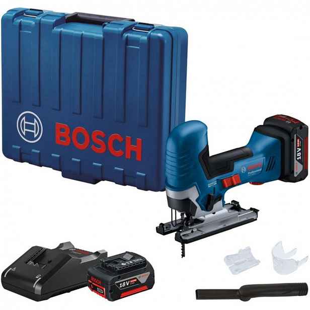 Bosch - 18V AKU přímočará pila, 2x aku 4,0 Ah Li-Ion, nabíječka 06015B2022