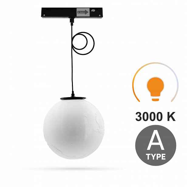 Lampa Země 3000K teplá pro magnetické lišty Smart Track 48VDC