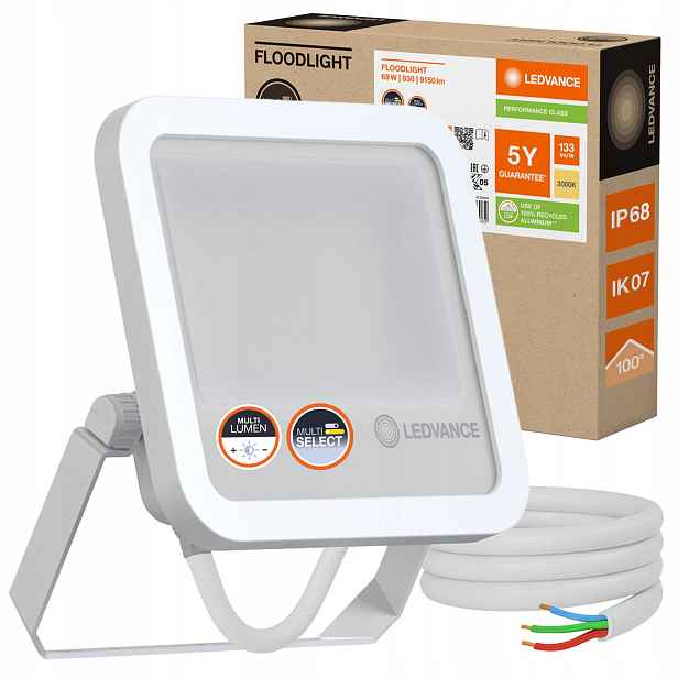 Led reflektor Venkovní reflektor 69W 9150lm 3000K IP66 Floodlight