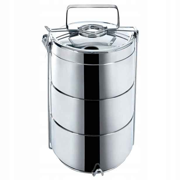 Menážka Obědová termická ocelová 3-úrovňová Orion 3 x 900 ml