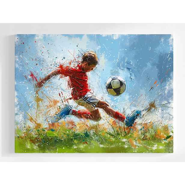 Plakát Sport Fotbal Fotbalista Hřiště 100x75