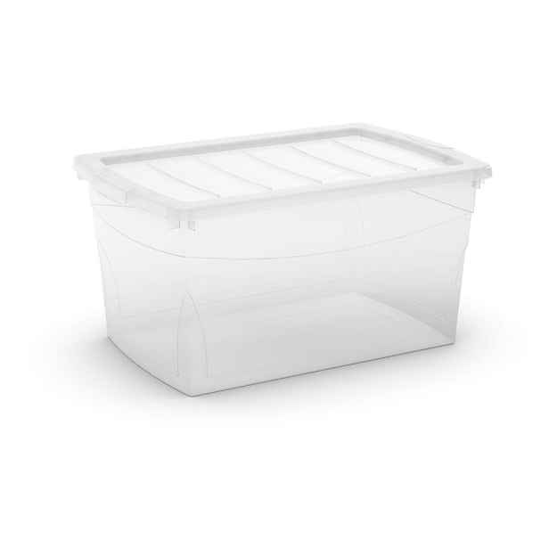 Plastový úložný box s víkem 58,5x39x30 cm Omnibox L – KIS