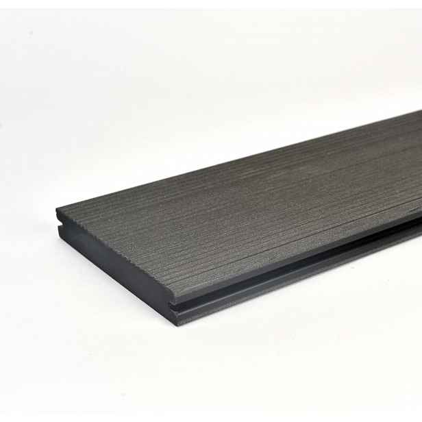 Prkno terasové dřevoplastové Twinson Massive odstín lékořice 140x20×6000 mm
