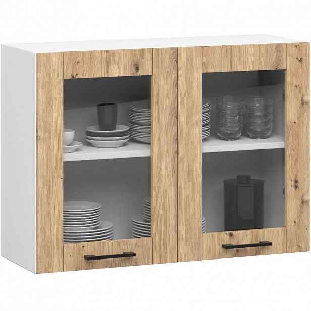 RAUMHIRSCH FURNITURE ZÁVĚSNÁ SKŘÍŇ Bílá, dub Artisan 58/80/30,5