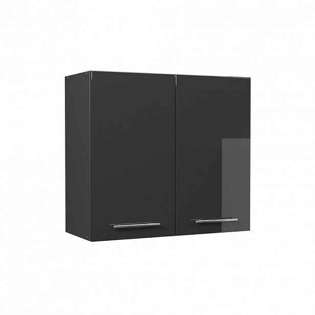 Vicco VĚŠÁK NA STĚNU Fame-Line, Antracitový vysoký lesk/Antracit, 80 cm
