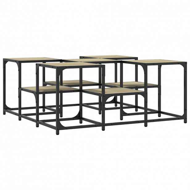 vidaXL Konferenční stolek dub sonoma 91 x 91 x 40 cm kompozitní dřevo