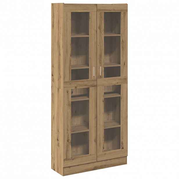 vidaXL Skříň dub artisan 82,5 x 30,5 x 185 cm kompozitní dřevo