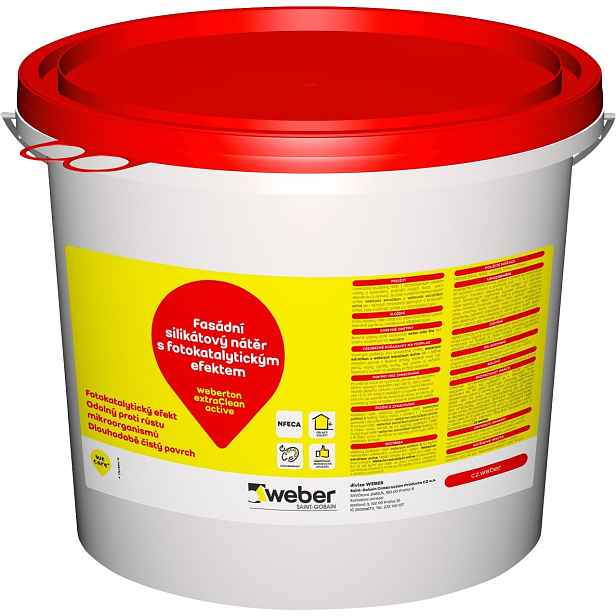 Barva fasádní weberton extraClean active HN9E 5 kg