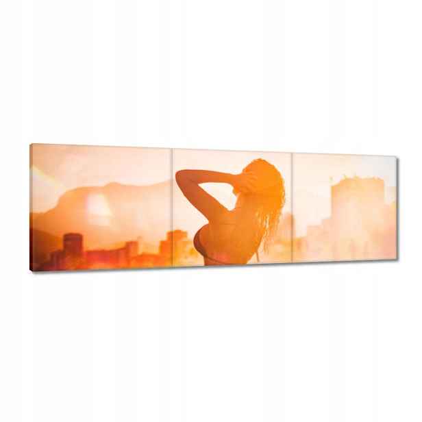 Obrazy 120x40 Žena v moři