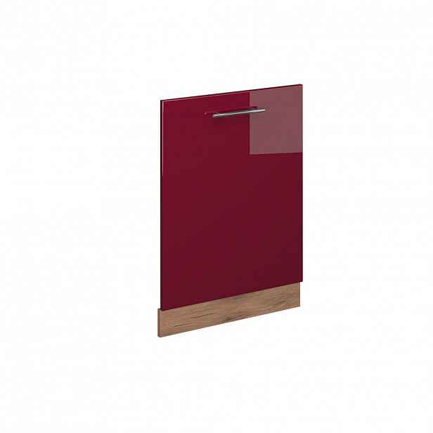 Vicco ČELNÍ PANEL MYČKY Fame-Line Bordó červená vysoký lesk 60 cm bez pracovní desky