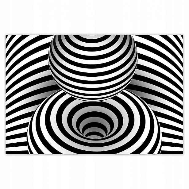 Plakáty 200x135 Abstrackja černobílá