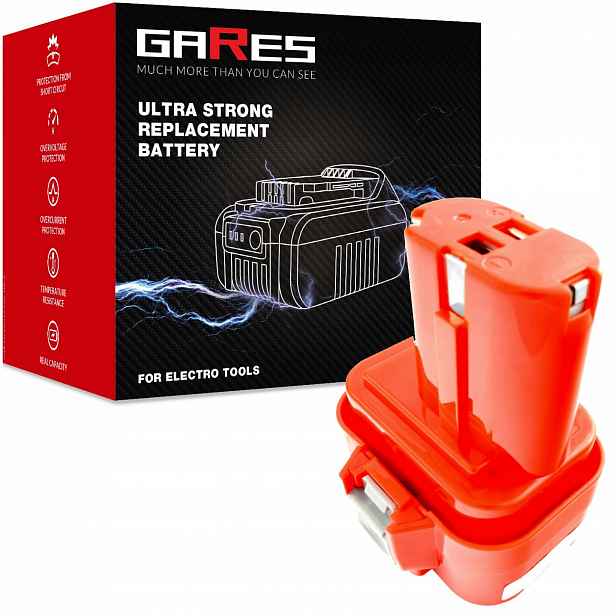Baterie Akumulátor pro Makita 6207D 6207DWDE 66207D 6908D 6908DA 2Ah 9,6V