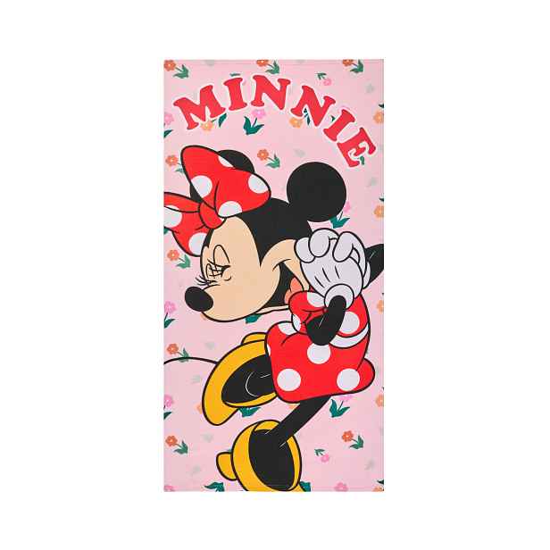 Faro Dětská rychleschnoucí osuška BORD MINNIE 70x140 cm růžová