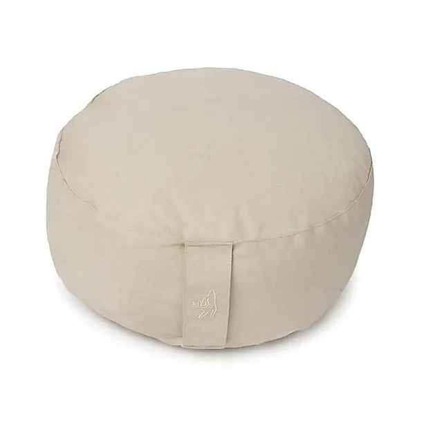 Polštář pro meditaci Bavlna Organická Pohanková slupka Béžová 33x17 cm