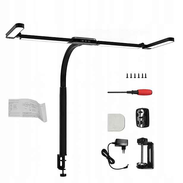 Led stolní lampa kreslicí beze stínu Nastavitelná