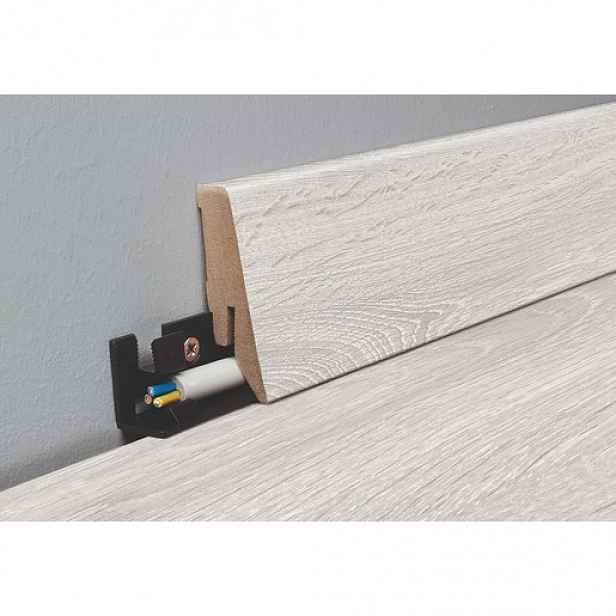 Lišta soklová Naturel bílá, MDF, délka 260 cm, L58C8461