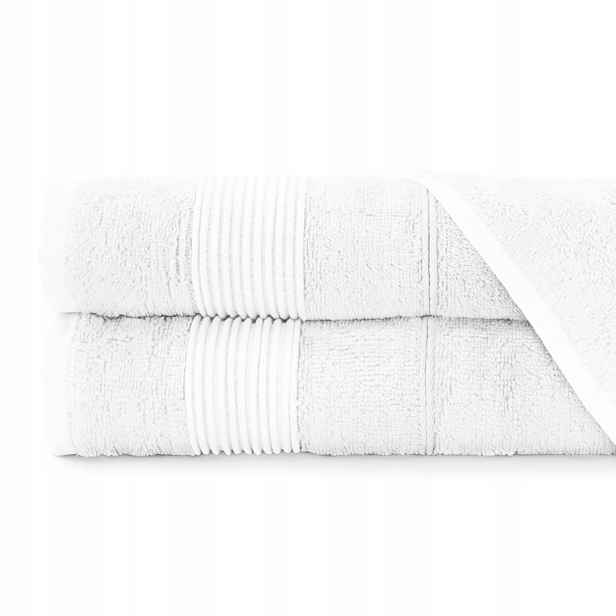 Ručníky Bamboo Moreno 2x70x140 bílý bambus/bavlna Darymex 500 g/m2