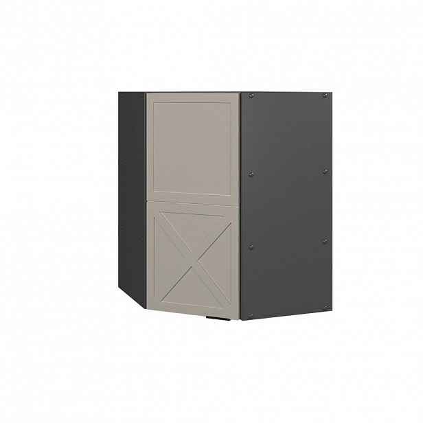 Vicco ROHOVÝ VĚŠÁK NA STĚNU Fame-Line GreyBeige 57 cm