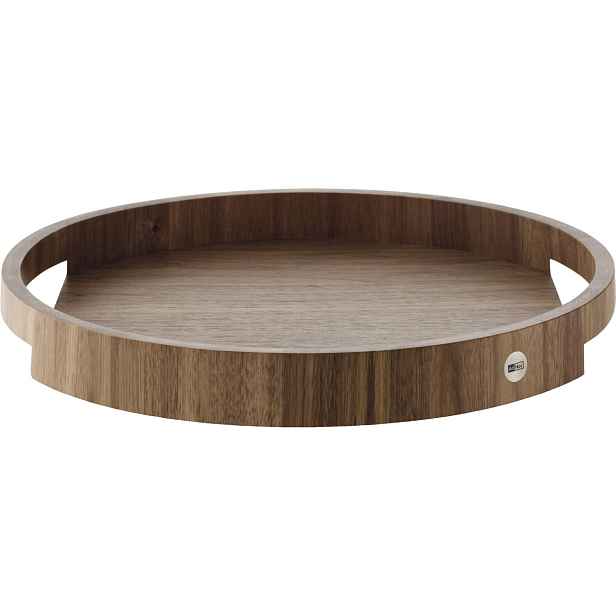 AdHoc Aura Servírovací tác dřevěný 40 cm, přírodní