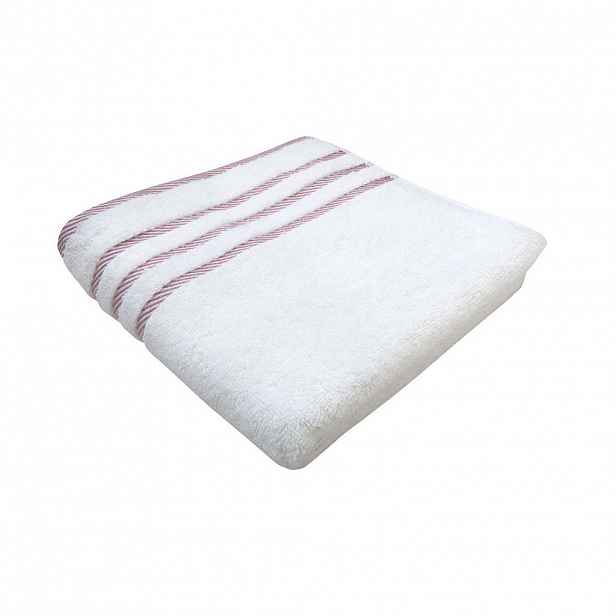 Esposa RUČNÍK, 50/90 cm, růžová, bílá - Ručníky pro hosty - 008729001801
