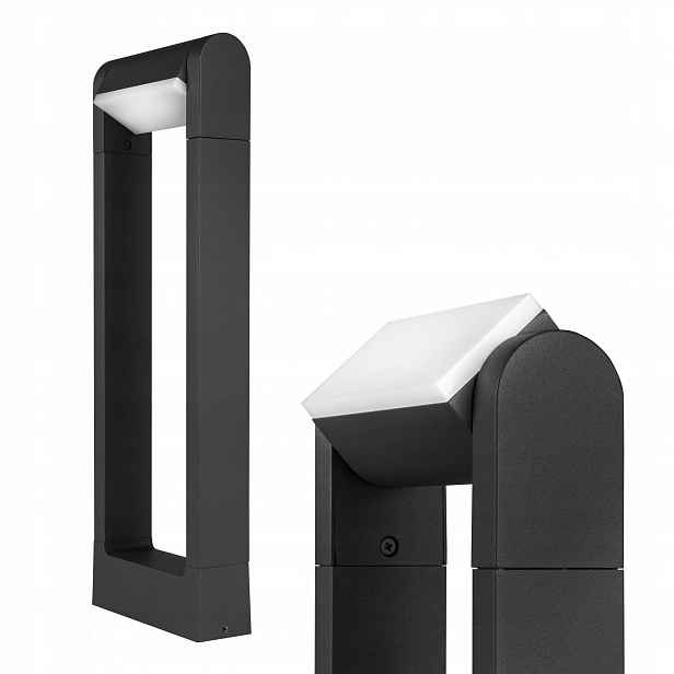 Led stojací zahradní lampa 6W 60 cm, venkovní sloupek Antracit