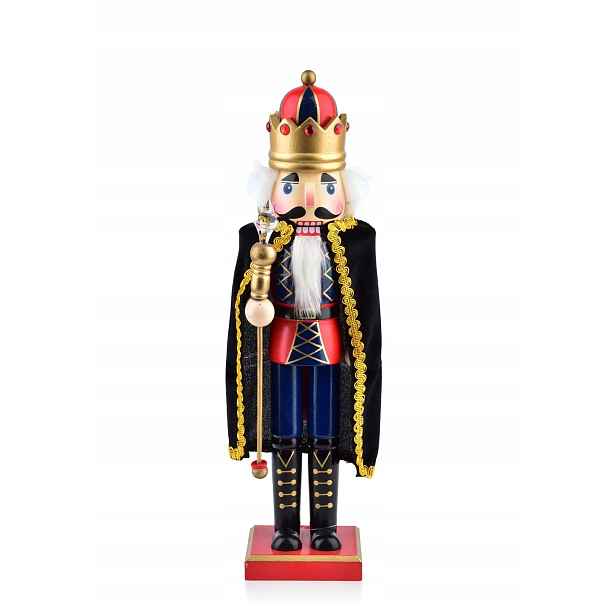 Louskáček figurka Lila Santa 38 Cm