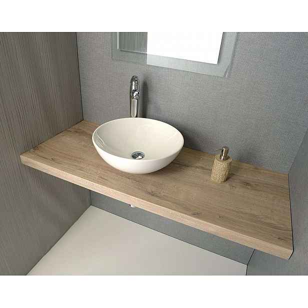 Sapho Avice - Deska pod umyvadlo 60x50 cm, dub Rover AV64