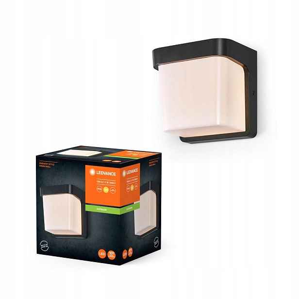Venkovní zahradní lampa Led fasádní nástěnné svítidlo 11W 550lm 3000K IP65 Šedá